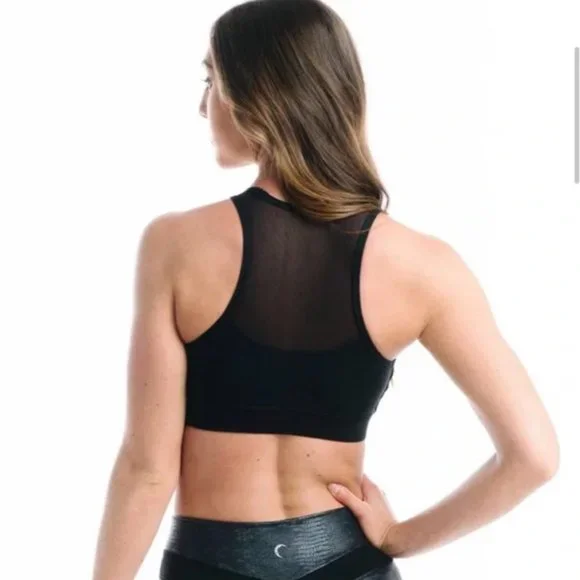 Zyia Active Black Kakadu Brilliant Back Mesh Bra - Picture 4 of 13